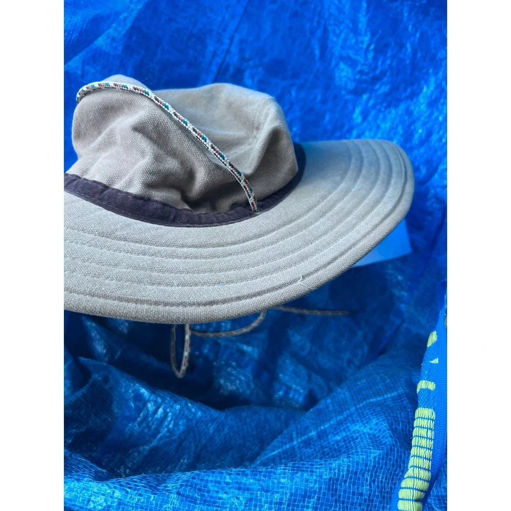Gorpcore Unisex Nordic Gear Canvas Sun Hat S/M Tan Khaki